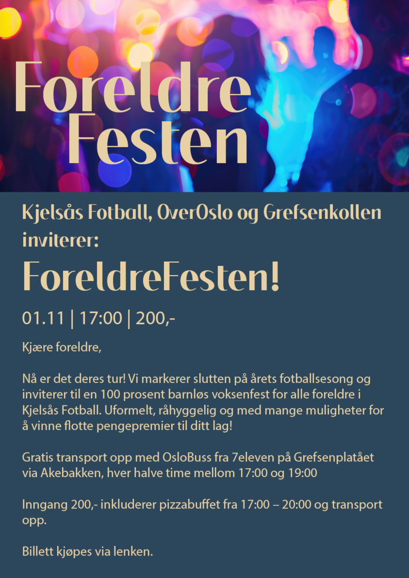 Velkommen til ForeldreFesten!